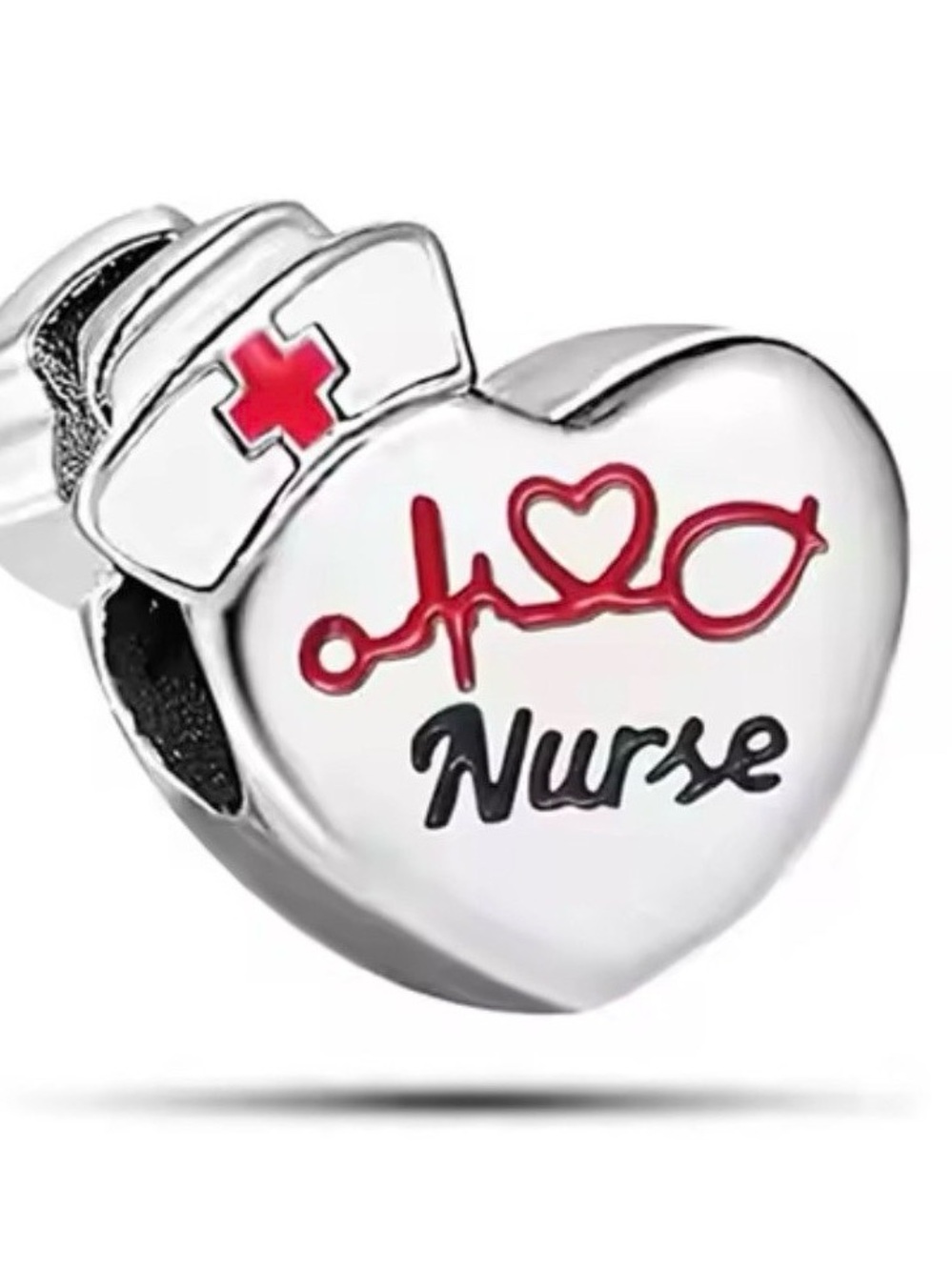New S925 nurse pandora style charm
